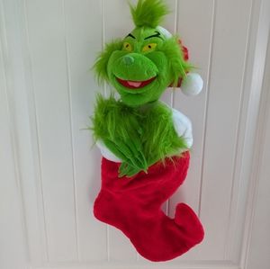 Vintage "The Grinch " Plush 3-D Stocking